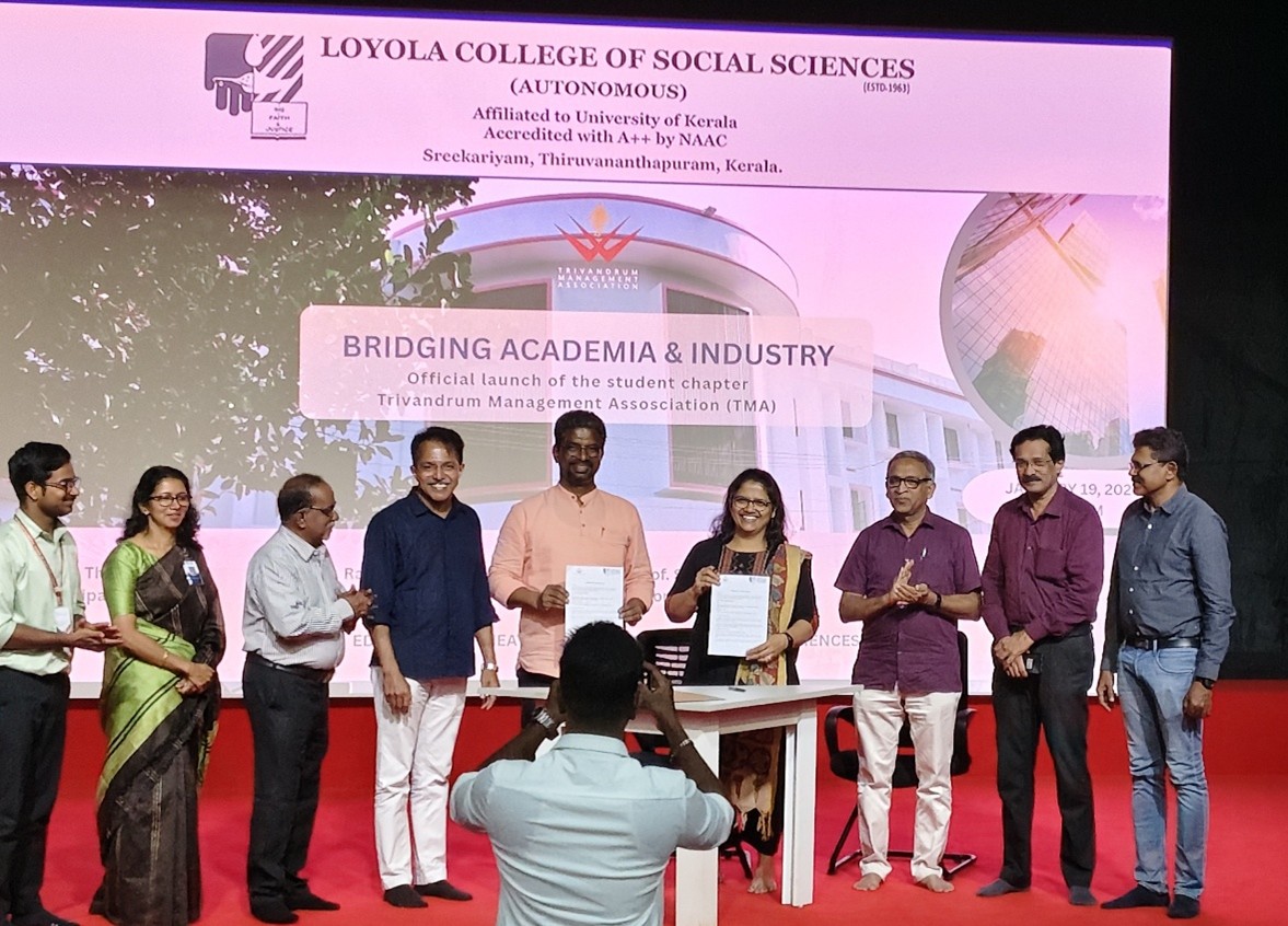 TMA Student Chapter Launched at Loyola College of Social Sciences